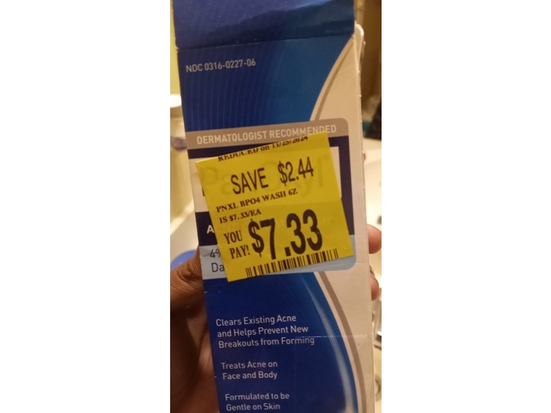 Panoxyl Acne Creamy Wash, 6 fl oz/170 g