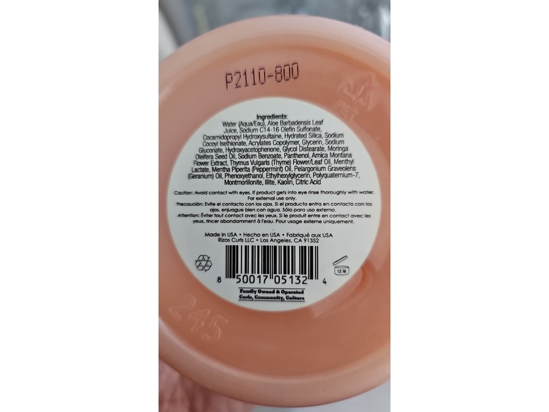 Rizos Curls Detox Scalp Scrub, 8.4 fl oz/250 mL