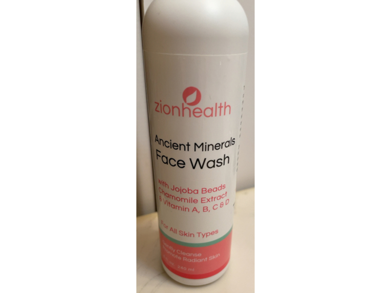 Zion Health Ancient Minerals Face Wash, 8 fl oz/240 mL