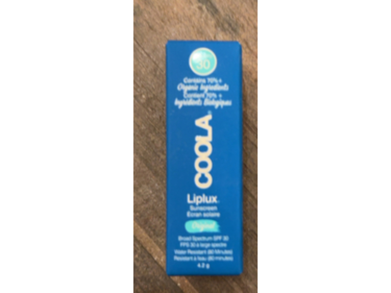 Coola Liplux Sunscreen, SPF 30, Original, 4.2 g