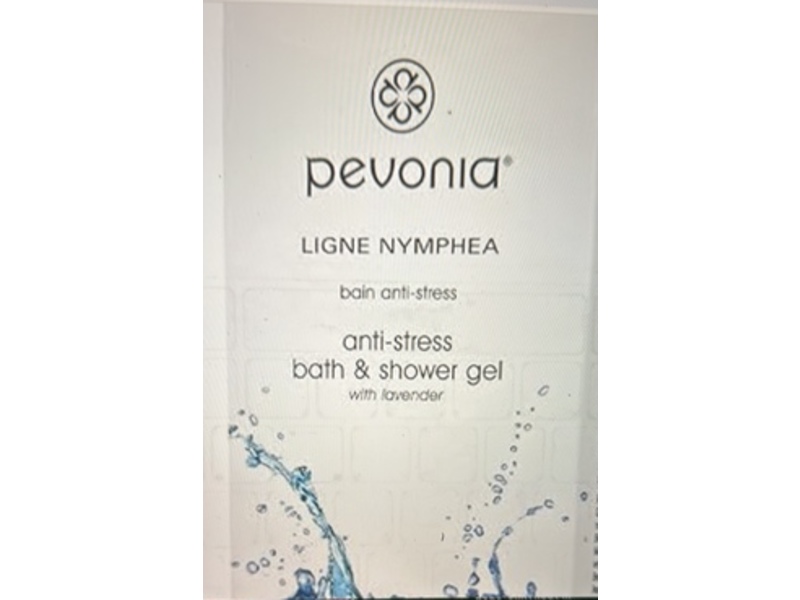 Pevonia Anti Stress Bath & Shower Gel, Lavender, 5.0 fl oz/150 mL