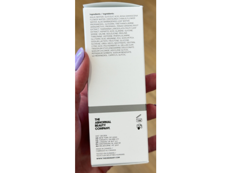 The Ordinary Exfoliating Toner, Glycolic Acid 7%, 3.4 fl oz/100 mL