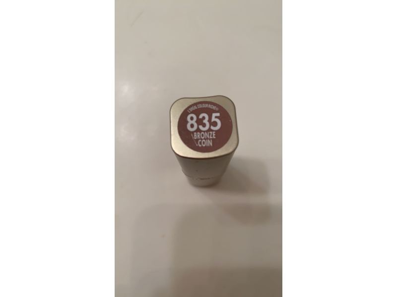 L'Oreal Paris Colour Riche Lipstick, 835 Bronze Coin, 12 mL