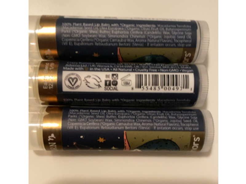 Crazy Rumors Capricon Lip Balm, Earth Blend 12/22- 1/19, 4.5 g