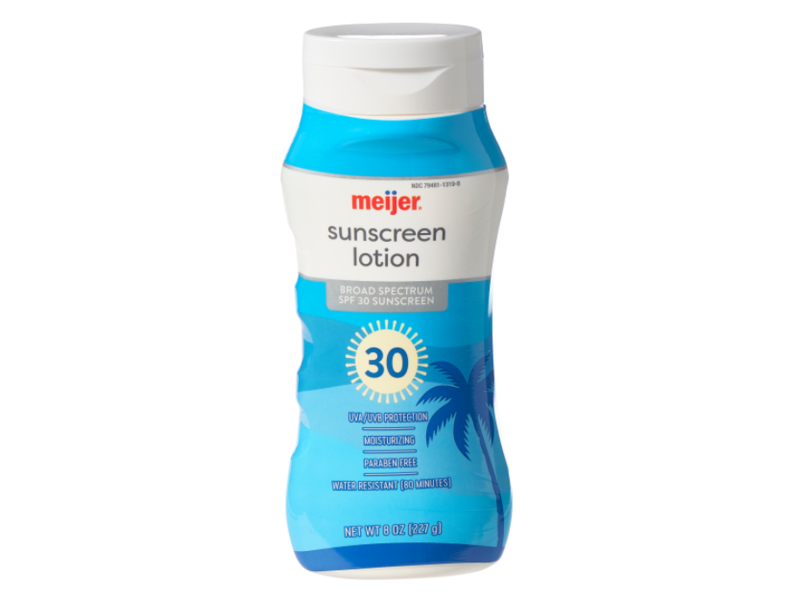 Meijer Sunscreen Lotion, SPF 30, 8 oz/227 g