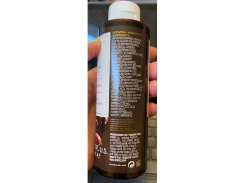 Korres Post-Color Shampoo, Argan Oil, 8.45 fl o z/250 mL