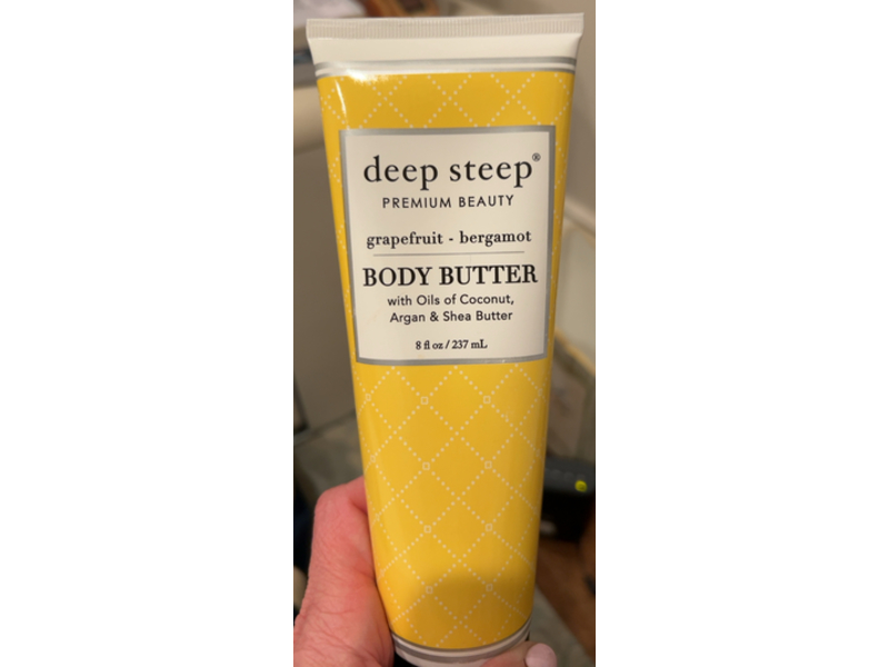Deep Steep Body Butter, Grapefruit & Bergamot, 8 fl oz/237 mL