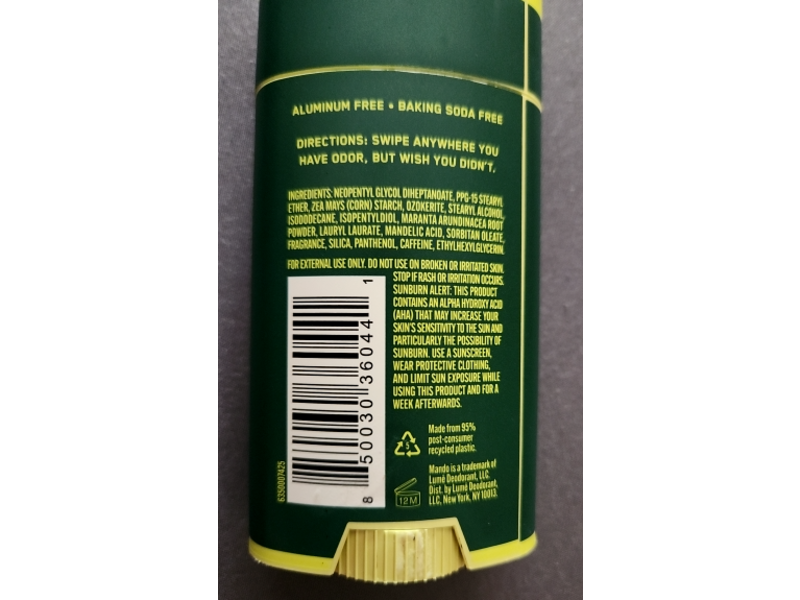 Mando Whole Body Smooth Solid Deodorant, Mt Fuji, 2.6 oz/73.7 g