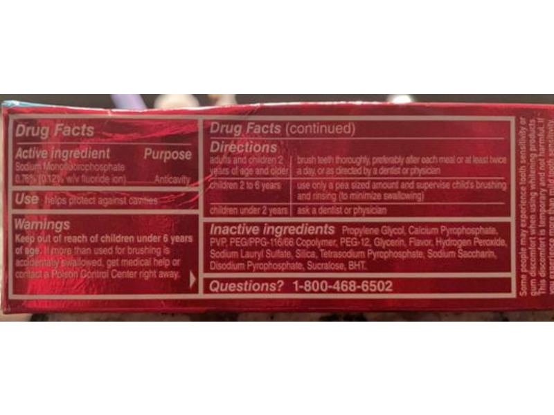 Colgate Optic White Advanced Toothpaste, Icy Fresh, 3.2 oz/90 g