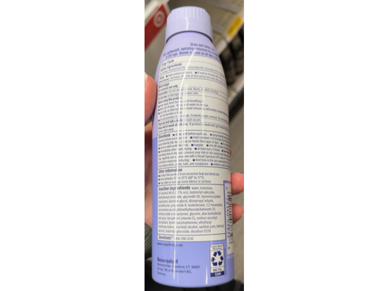 Coppertone Every Tone Sunscreen Lotion Spray, SPF 50, 5 oz/142 g