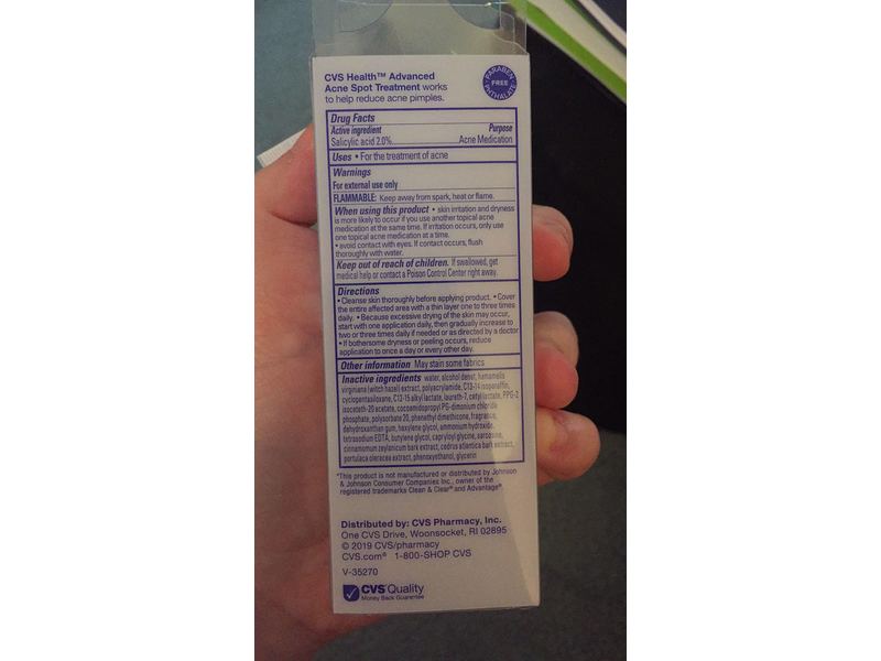 Cvs Health Advanced Acne Spot Treatment, 0.75 fl oz/22 mL
