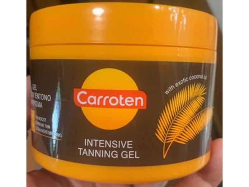 Carroten Intensive Tanning Gel, Coconut Oil, 150 mL