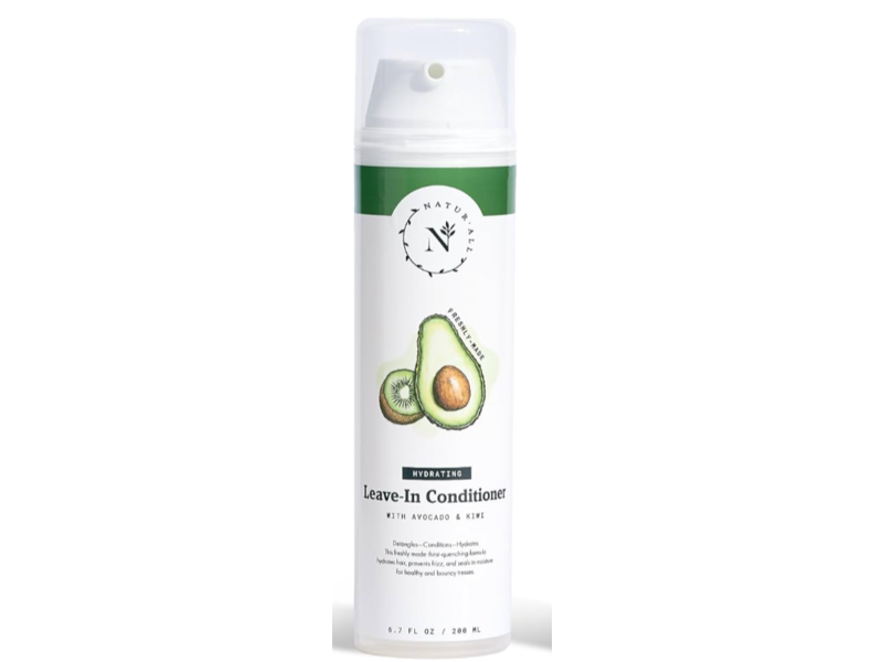 Natural Hydrating Leave-In Conditioner, Avocado & Kiwi, 6.7 fl oz/200 mL