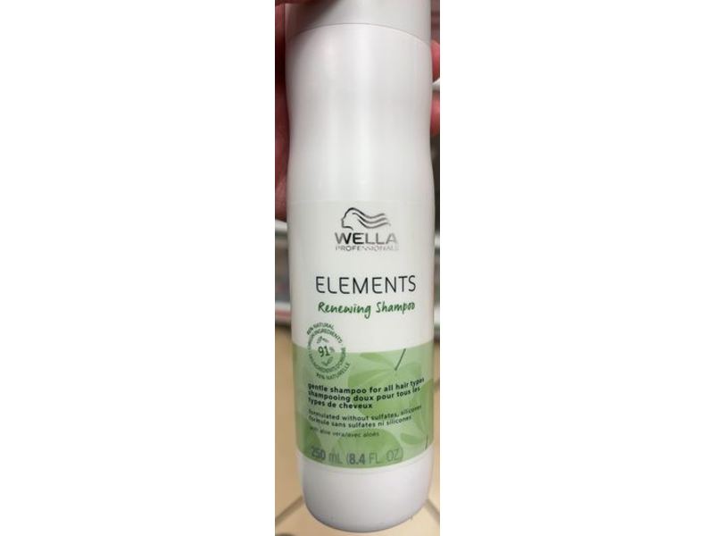Wella Elements Renewing Shampoo, Aloe Vera, 8.4 fl oz/250 mL
