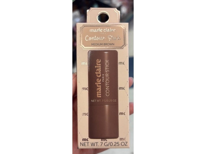 Marie Claire Paris Contour Stick, Medium Brown, 0.25 oz/7 g