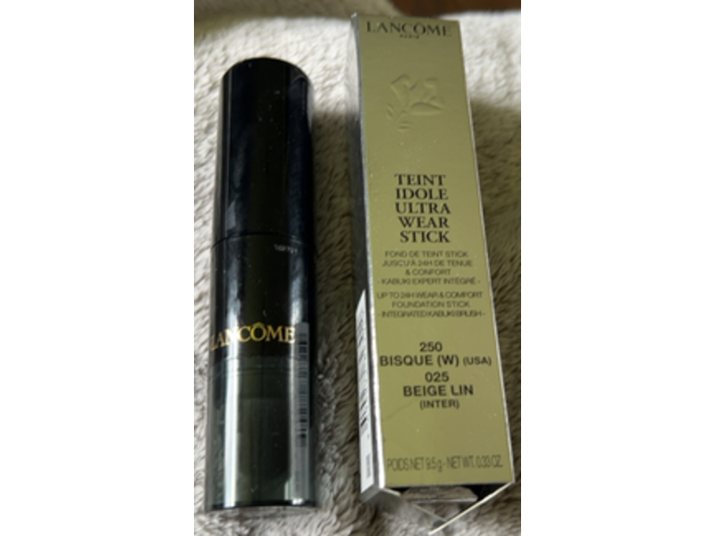 Lancome Teint Idole Ultra Wear Foundation Stick, 250 Bisque (W), 0.33 oz/9.5 g