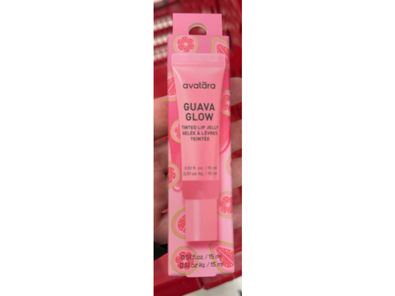 Avatara Tinted Lip Jelly, Guava Glow, 0.51 fl oz/5 mL