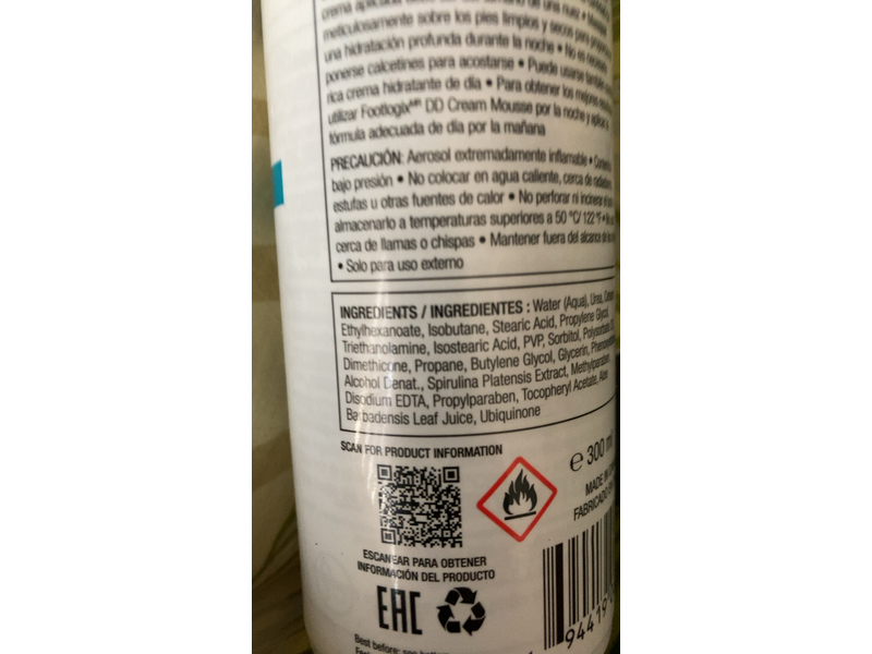 Footlogix Dd Cream Mousse, 300 mL