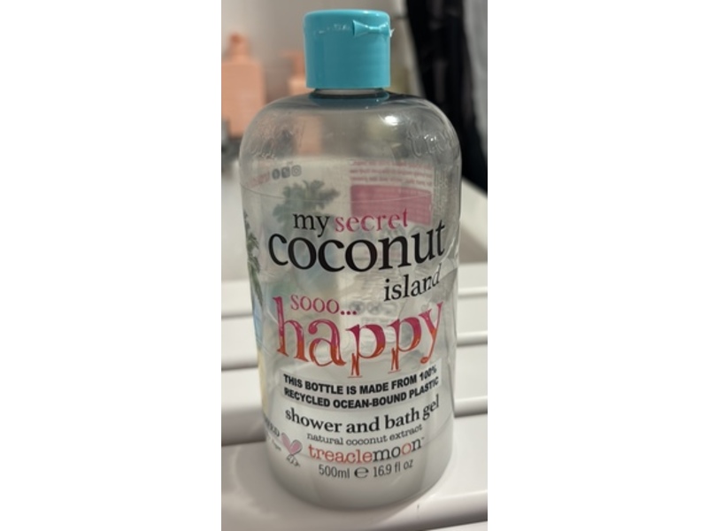 Treaclemoon Shower & Bath Gel, My Secret Coconut Island, 16.9 fl oz/500 mL