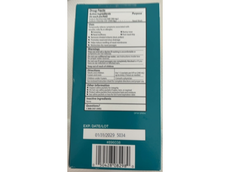 Cvs Health Instant Relief Saline Packets, 0.1 oz/3 g
