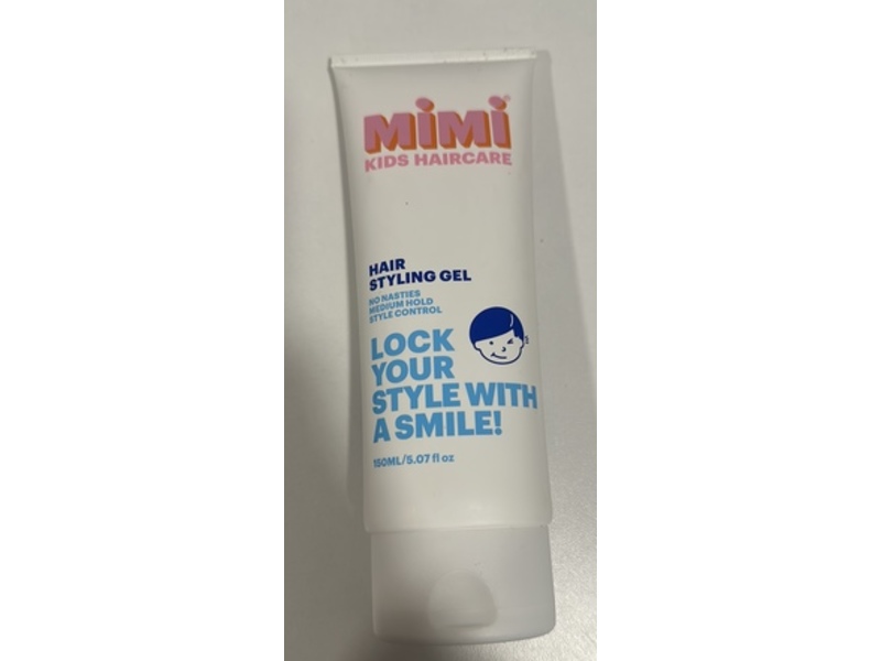 Mimi Kids Haircare Hair Styling Gel, 5.07 fl oz/150 mL