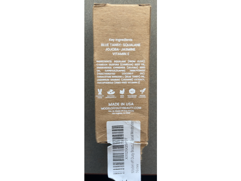 Model Off Duty Beauty Super Even Skin Blue Tansy Face Oil, 1 fl oz/30 mL