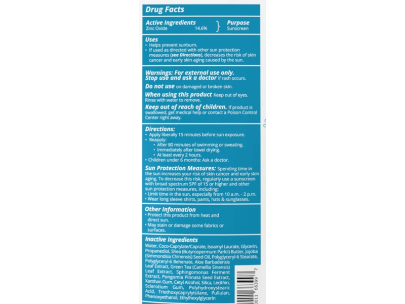 Florida Glow Mineral Sunscreen Lotion, Green Tea Extract, SPF 30, 3.4 fl oz/100 mL