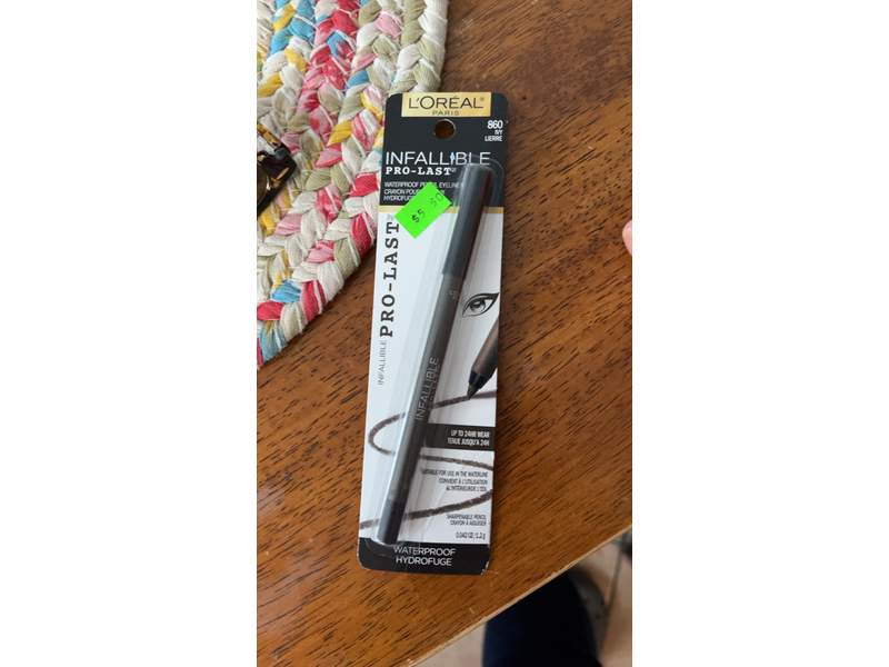 L'Oreal Paris Infallible Pro-Last Waterproof Pencil Eyeliner, 860 Ivy Lierry, 0.042 oz/12 g