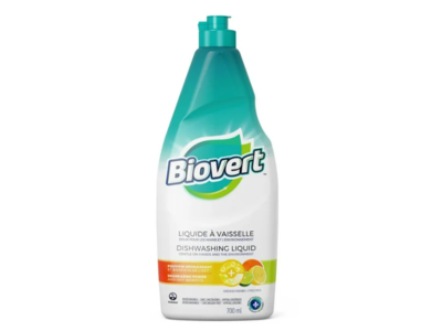 Biovert Dishwashing Liquid, Citrus Fresh, 700 mL