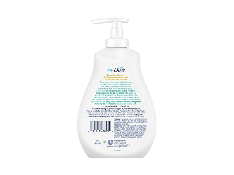 dove baby wash sensitive