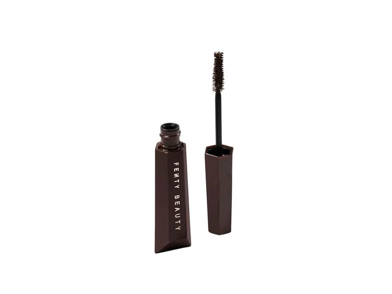 Fenty Beauty Hella Thicc Volumizing Mascara, 02 Let's Be Blunt (Brown), 0.33 fl oz/10 mL