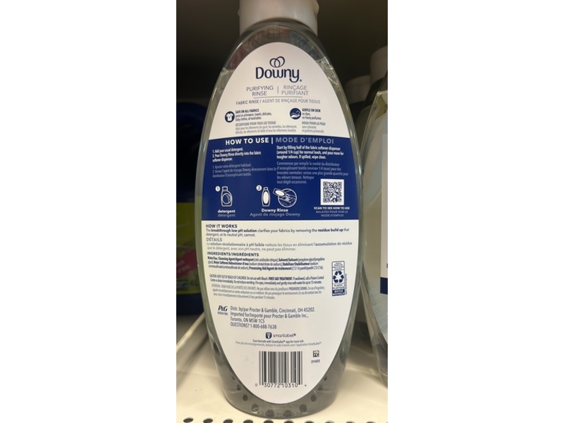 Downy Purifying Rinse, Free & Gentle, 1.43 L