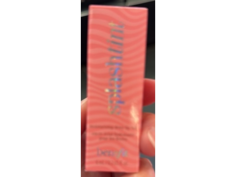 Benefit Splashtint Moisturizing Dewy Lip Tint, 17 Heat Wave, 0.2 fl oz