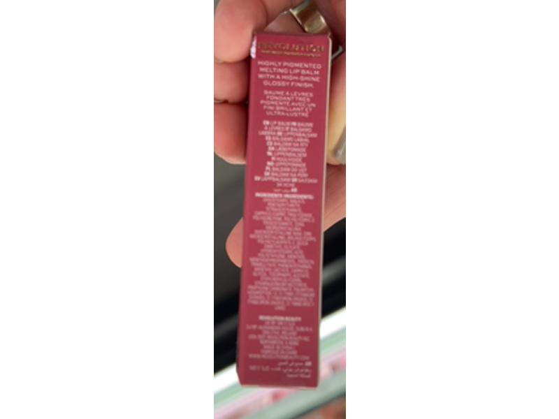 Revolution Pout Lip Balm, Rose Shine, 0.08 oz/2.5 g