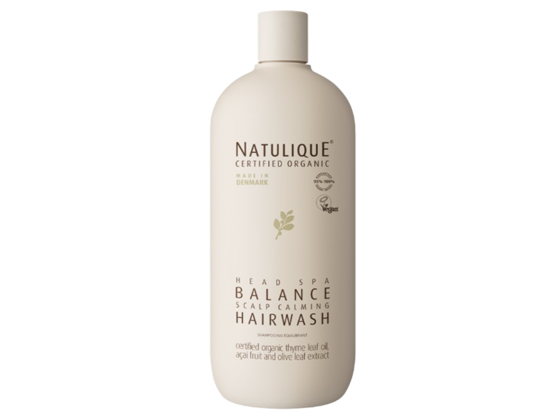 Natulique Head Spa Balance Scalp Calming Hair Wash, Thyme Leaf Oil, Aci Fruit & Olive Leaf Extract, 33.8 fl oz/1000 mL