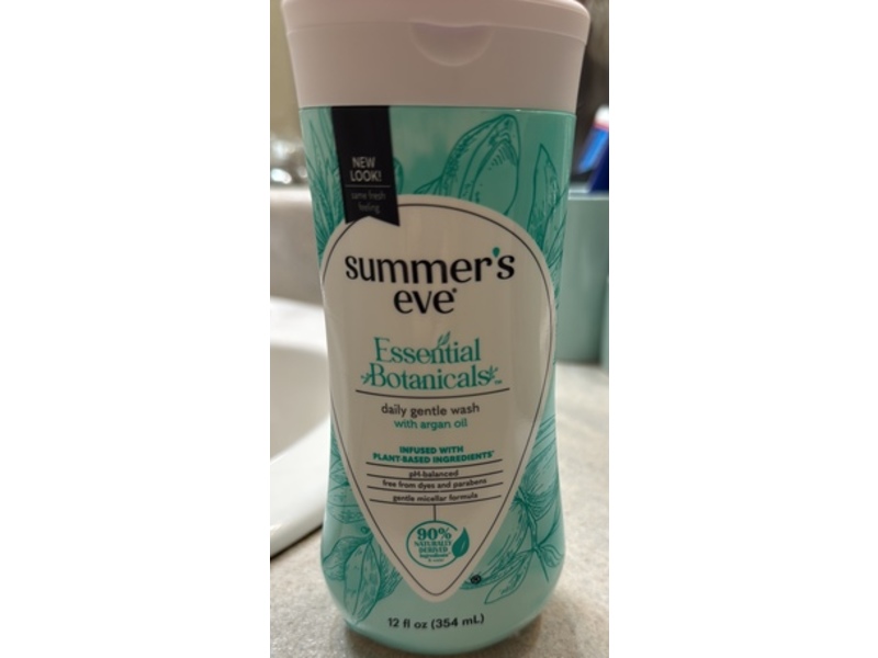 Summer's Eve Essential Botanicals Gentle Wash, Argan Oil, 12 fl oz/354 mL