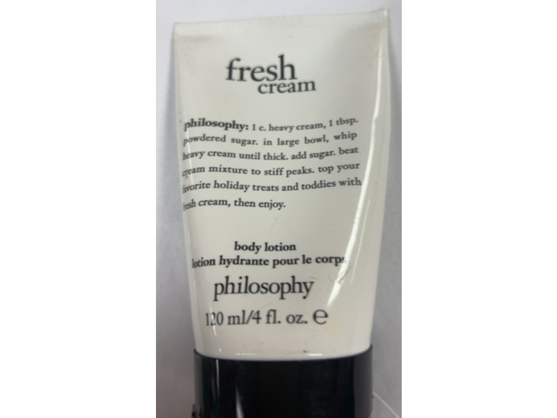 Philosophy Fresh Cream Body Lotion, 4 fl oz/120 mL