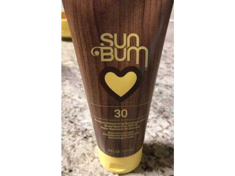 Sun Bum Premium Moisturizing Sunscreen Lotion, SPF 30, 6 fl oz/177 mL
