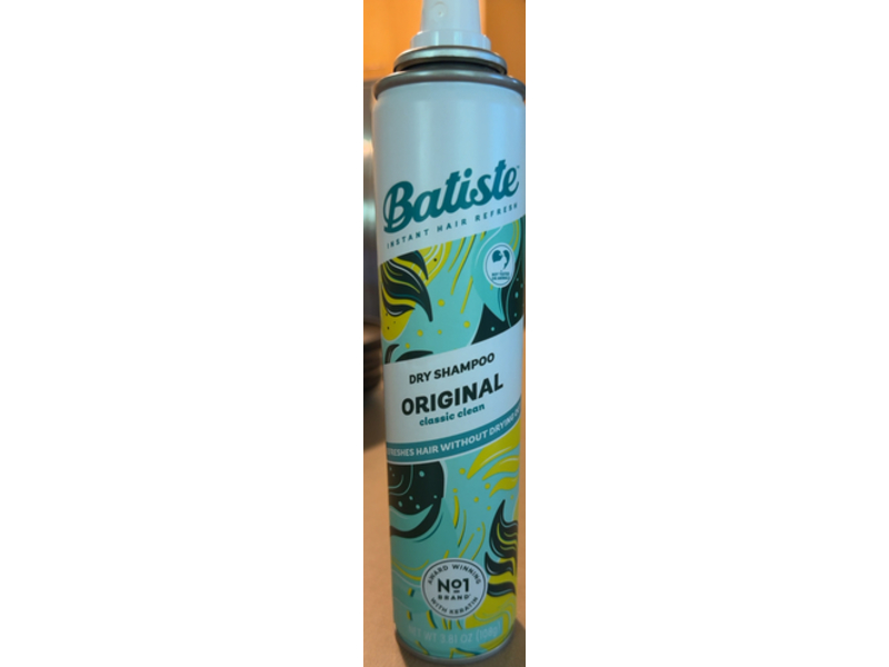Batiste Instant Hair Refresh Dry Shampoo, Original, 3.81 oz/108 g