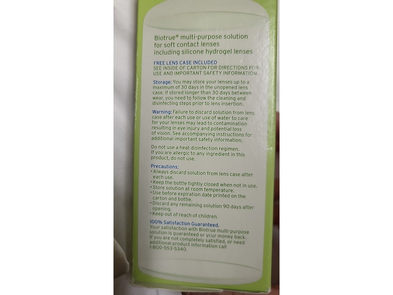 Biotrue Multi-Purpose Contact Lens Solution, 10 fl oz, Pack Of 2