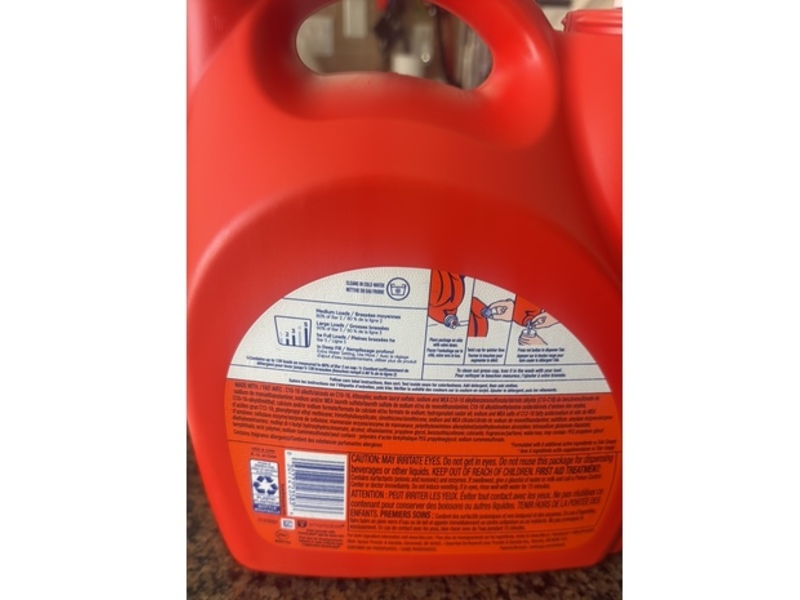 Tide Laundry Detergent Liquid, Original Scent, 126 Loads, 158 fl oz/4.67 L