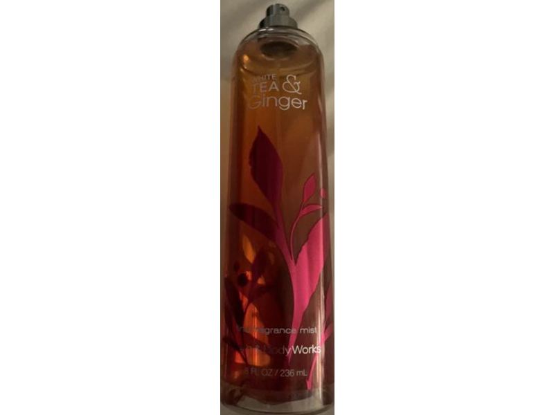 Bath & Body Works Fine Fragrance Mist, White Tea & Ginger, 8 fl oz/236 mL