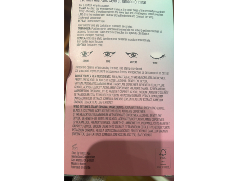 Kaja Wink Stamp Wing Eyeliner Pen & Stamp Set, Original