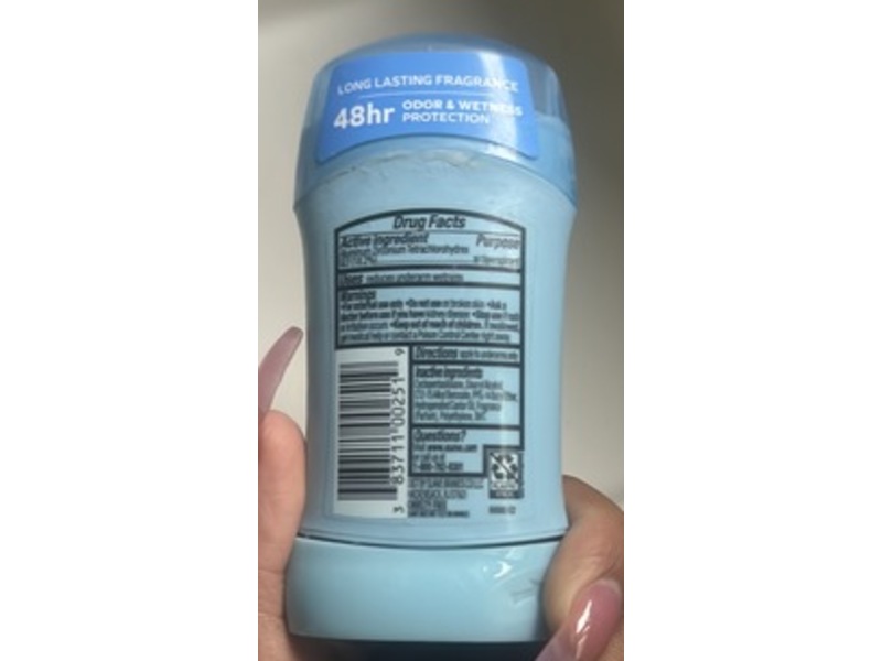 Suave Invisible Solid Deodorant, Coconut Kiss, 1.2 fl oz/3.4 g, 6 Count