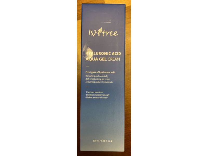 IsNtree Hyaluronic Acid Aqua Gel Cream, 3.38 fl oz/100 ml