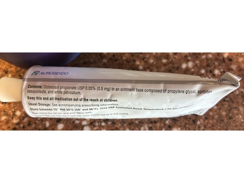 Clobetasol Propionate Ointment 0.05%, 60 g, Aurobindo (RX)