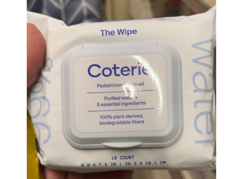 Coterie The Wipes, 18 Count