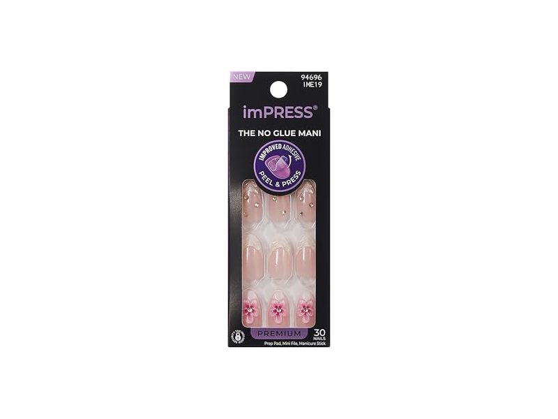 Impress No Glue Mani Press On Nails, Couture-Geous, 30 Count