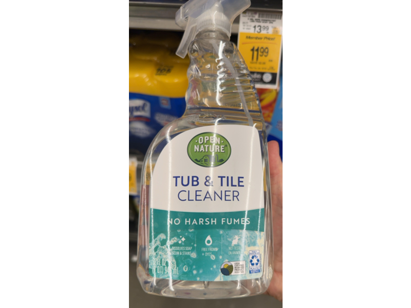 Open Nature Tub & Tile Cleaner, 32 fl oz/946 mL