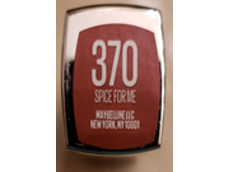Maybelline New York Color Sensational Made For All Lipstick, 370 Spice For Me, 0.15 oz/4.2 g